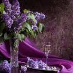 Виолетово вълшебство от цветя